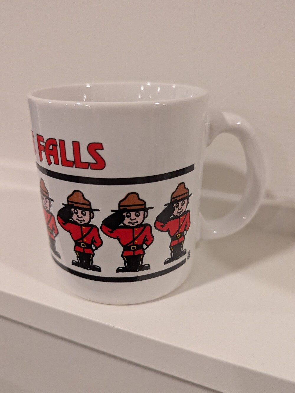 Vintage Canadian Niagara Falls Mountie Mug